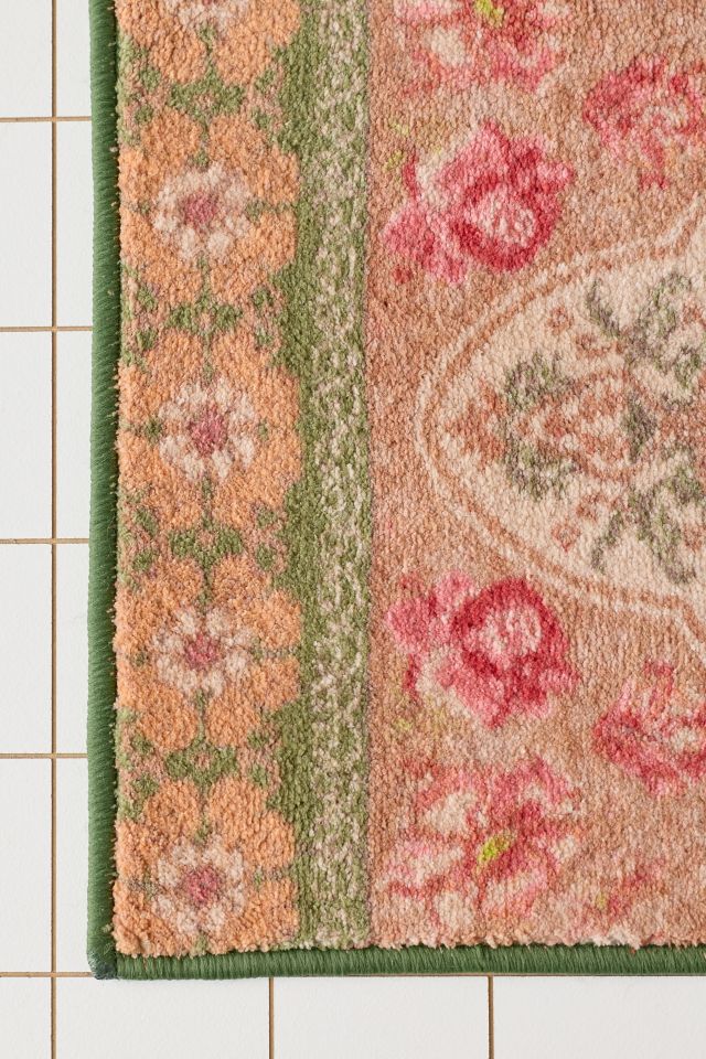 Minerva Floral Plush Printed Bath Mat #4