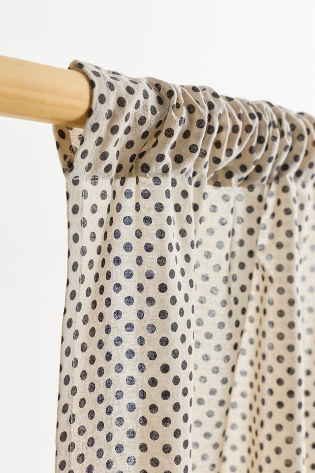 Lucy Polka Dot Patterned Café Curtain Set #3