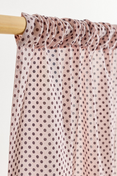 Lucy Polka Dot Patterned Café Curtain Set