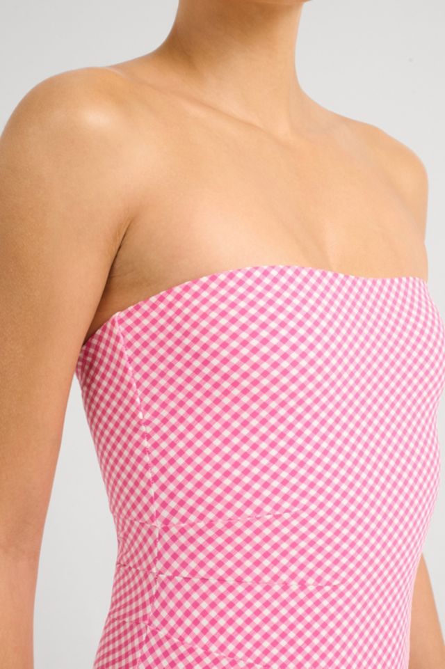 Onia Bardot Strapless One Piece Swimsuit #2