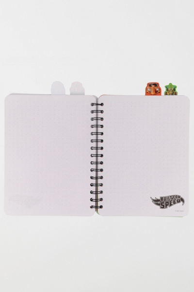 Hot Wheels Spiral Notebook