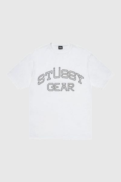 Stussy Stüssy Gear Tee In White, Men's At Urban Outfitters
