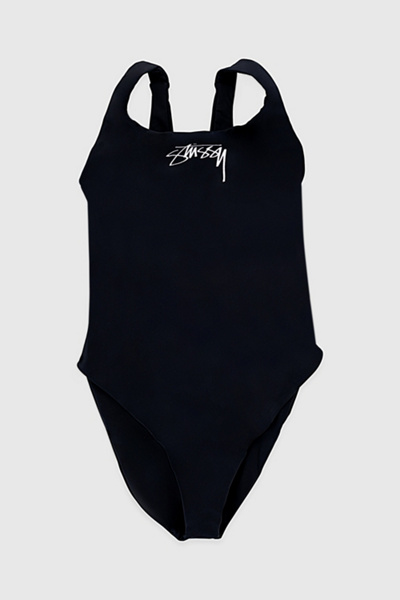 トップス ONE PIECE STUSSY SCRIPT - STUSSY - FUN M Stussy Surf Stock One Piece Swimsuit | Urban Outfitters