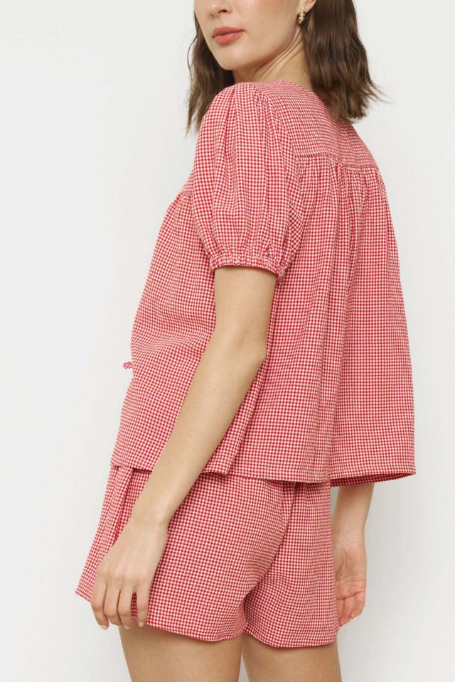 Whimsy + Row Birdie Tie-Front Top #3