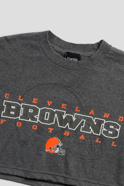 Frankie Collective Cleveland Browns NFL Crop Tee 002