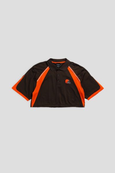 Frankie Collective Cleveland Browns NFL Crop Collared Tee