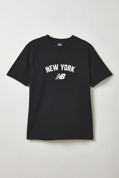 New Balance New York Graphic Tee In Black, Men's At Urban Outfitters In Black