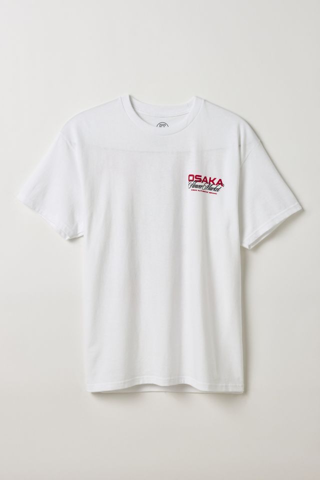 Osaka Japan Flowers Graphic Tee #1