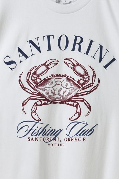 Santorini Fishing Club Graphic Tee