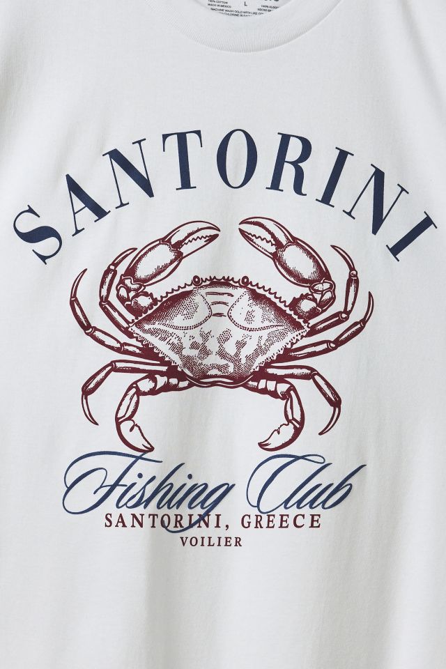Santorini Fishing Club Graphic Tee #1