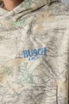 Busch Light Deer Graphic Camo Boxy Cropped Hoodie Sweatshirt