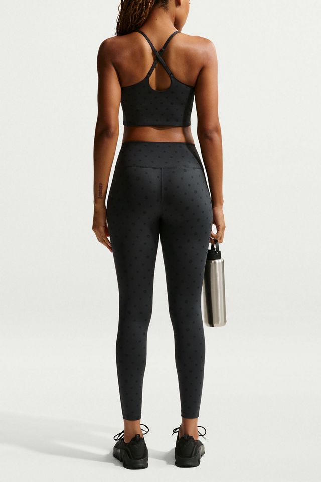 Nike One Dri-FIT Polka Dot High-Rise 7/8 Leggings #1