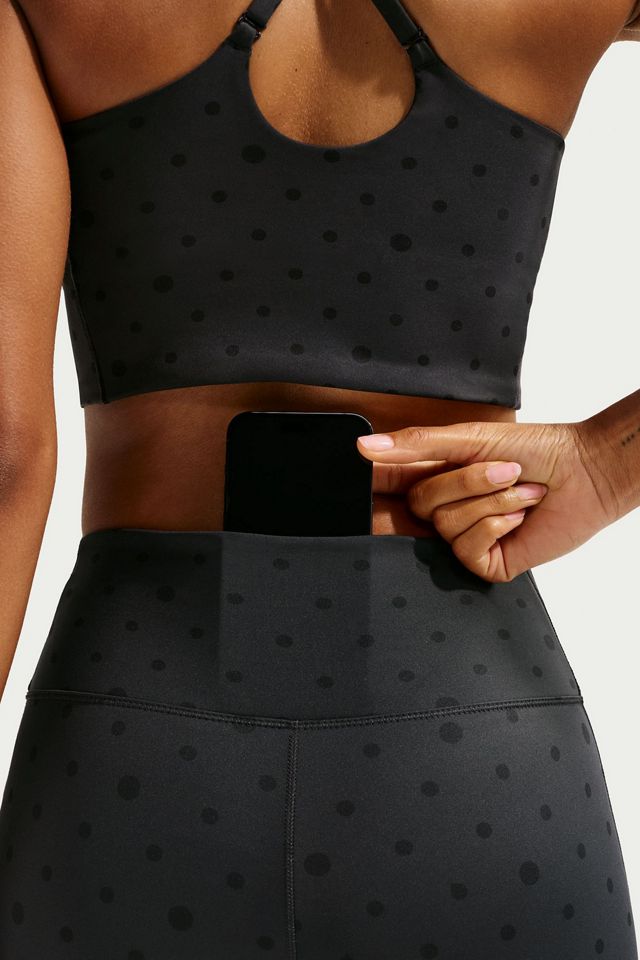 Nike One Dri-FIT Polka Dot High-Rise 7/8 Leggings #2