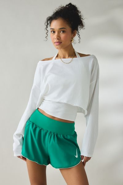 Nike Dri-FIT Tempo Flow Swoosh Mid-Rise Shorts