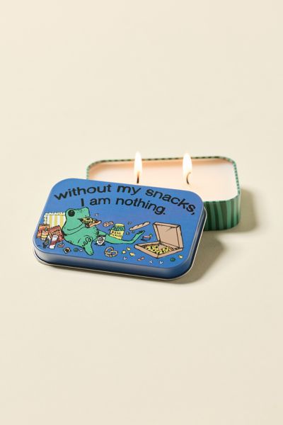 Urban Outfitters Scentiments Uo Exclusive 2.5 oz Tin Scented Candle In Snacks At  In Multi