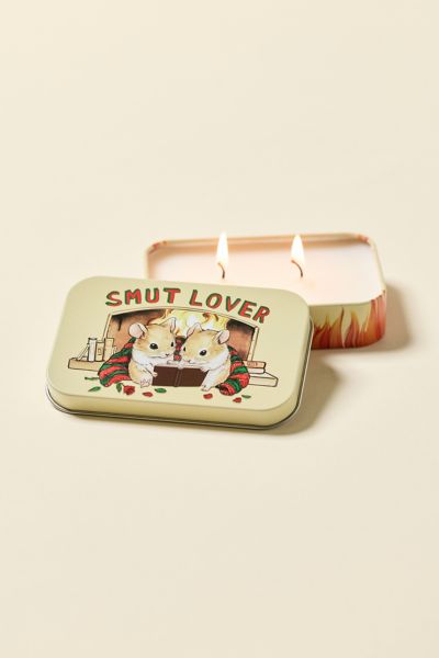Urban Outfitters Scentiments Uo Exclusive 2.5 oz Tin Scented Candle In Smut Lover At  In Yellow