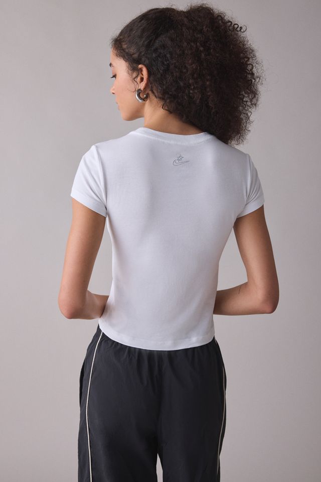 Nike Sportswear Chill Knit Embellished Graphic Slim Cropped Tee #2