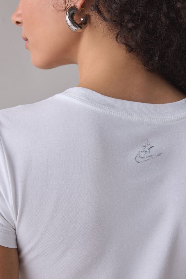 Nike Sportswear Chill Knit Embellished Graphic Slim Cropped Tee #3