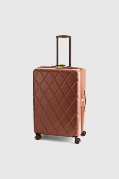 Vera Bradley 29" Adair Hard Shell Spinner Luggage In Cinnamon, Women's At Urban Outfitters In Brown