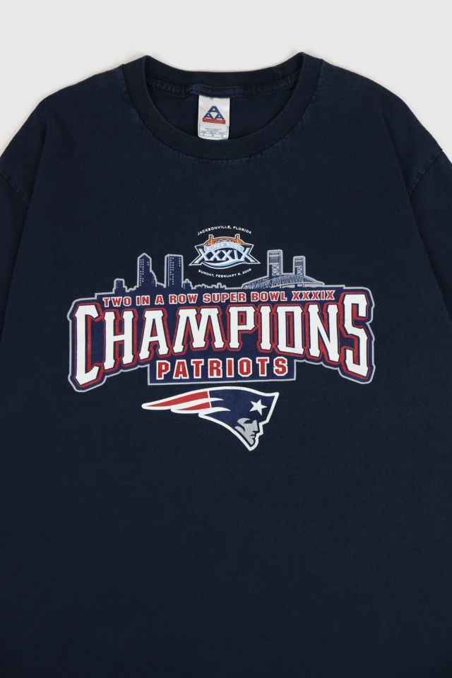 Vintage New England Patriots Super Bowl XXXIX Champions Tee #1