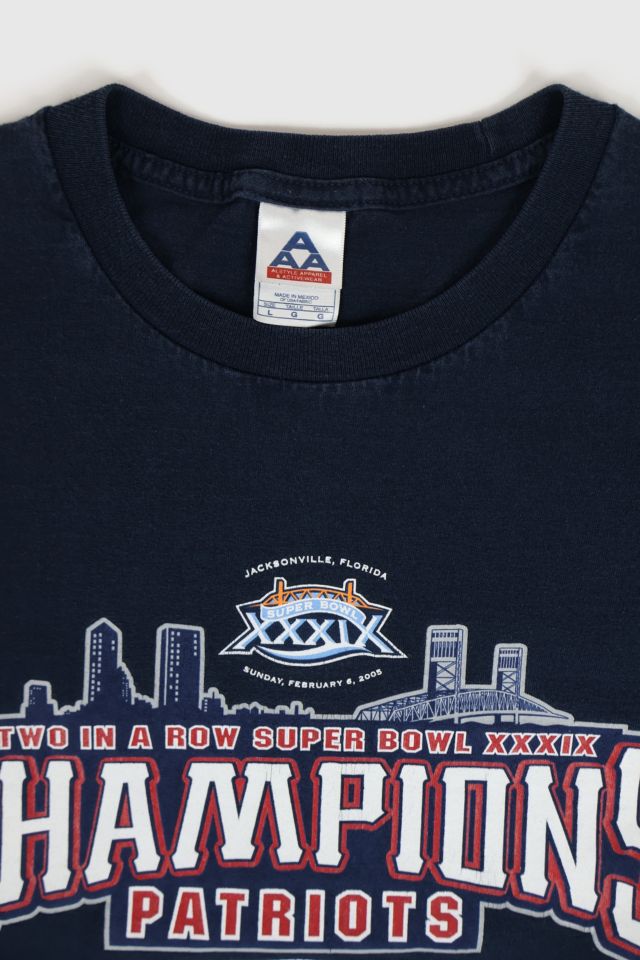 Vintage New England Patriots Super Bowl XXXIX Champions Tee #2