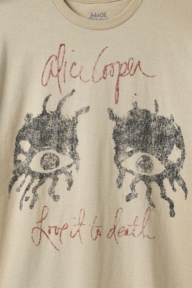 Alice Cooper Love It To Death Graphic Tee #2