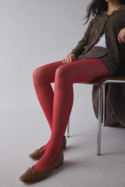 Sheer Polka Dot Tights