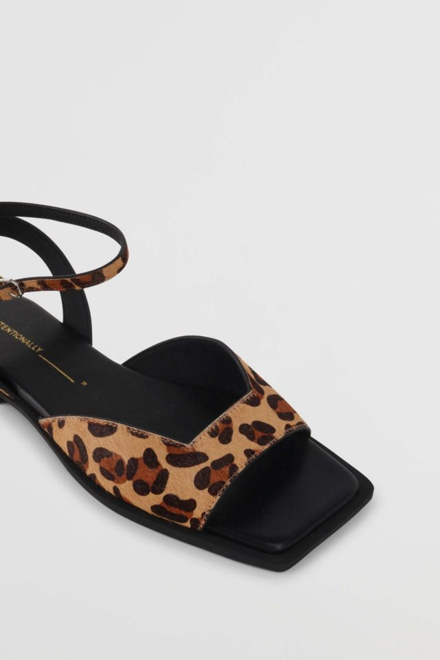 Intentionally Blank Dive Leather Square Toe Sandal #3