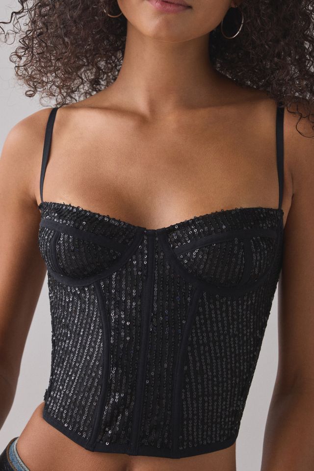 Out From Under Modern Love Sequin Corset #1