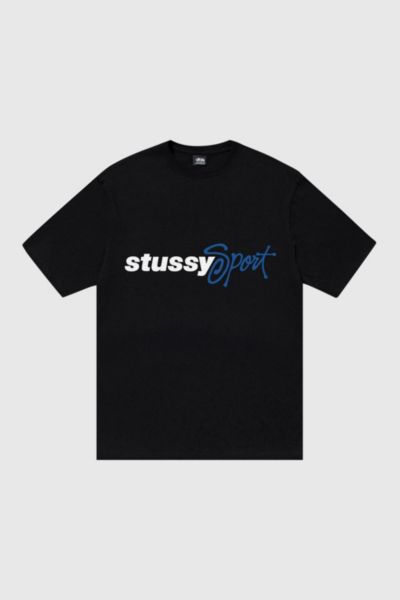 Stussy Sport Script Tee In Black, Men's At Urban Outfitters