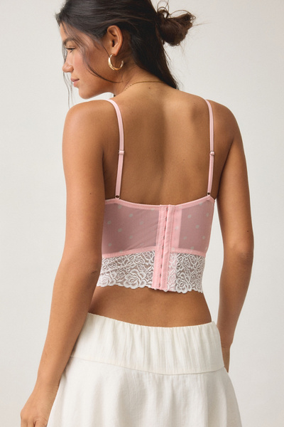 Out From Under Adrena Mesh + Lace Underwire Corset Cami