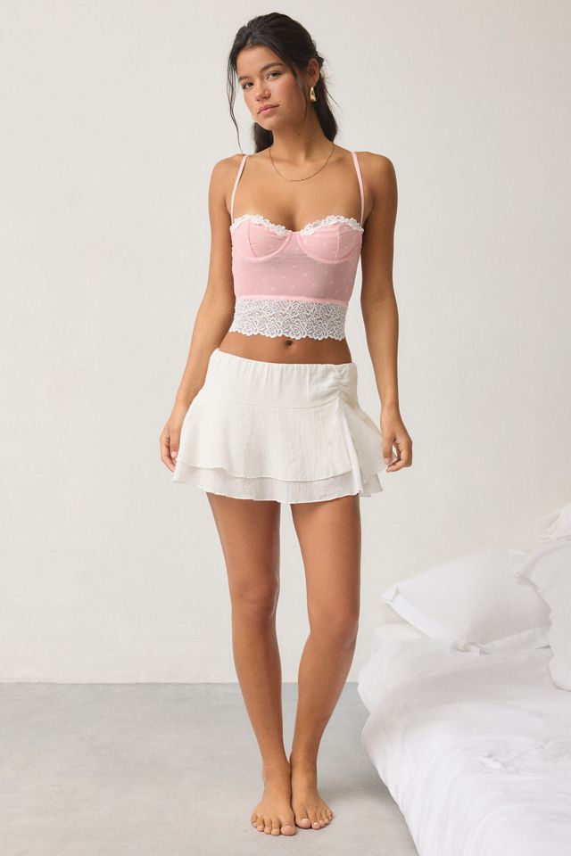 Out From Under Adrena Mesh + Lace Underwire Corset Cami #3