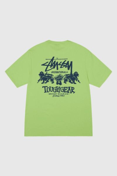 Stussy Tough Gear Int. Tee In Green, Men's At Urban Outfitters