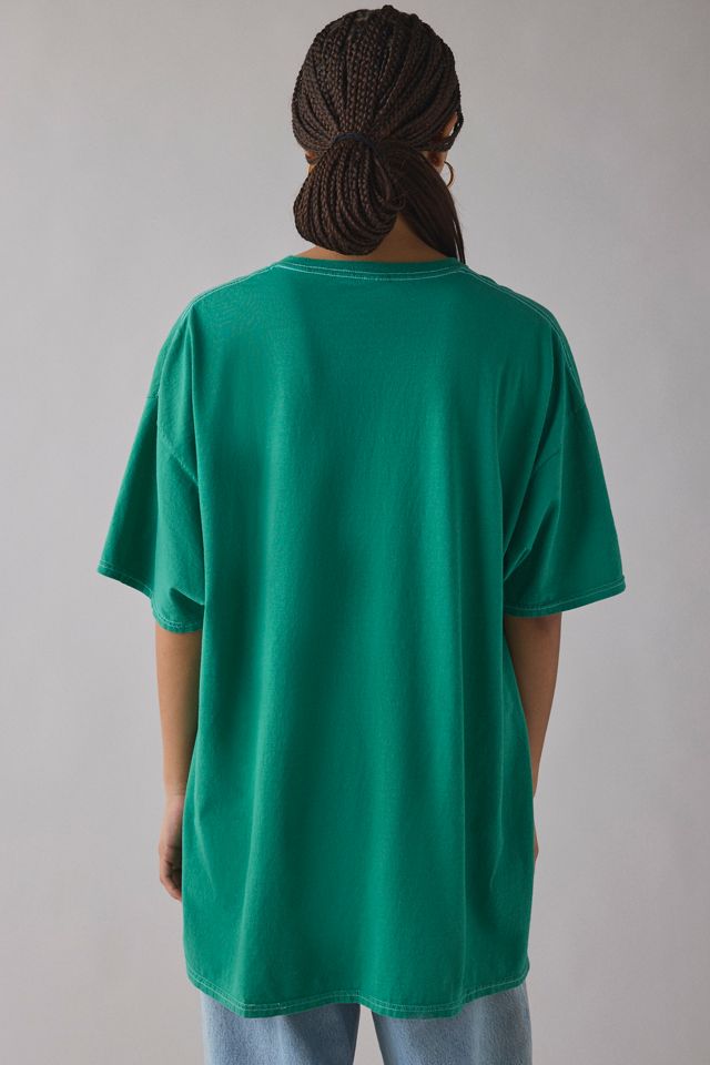 Robe T-Shirt Surdimensionnée Graphique Écusson d'Équipe Monte Carlo #1