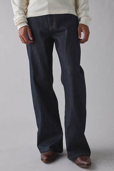 BDG Slacker Premium Selvedge Relaxed Flare Jeans