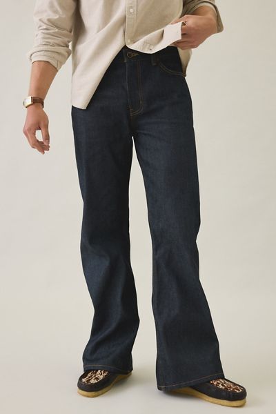 BDG Slacker Premium Selvedge Relaxed Flare Jeans