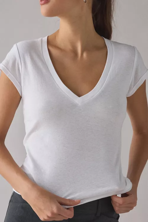 BDG V-Neck Short Sleeve Spill The Tee
