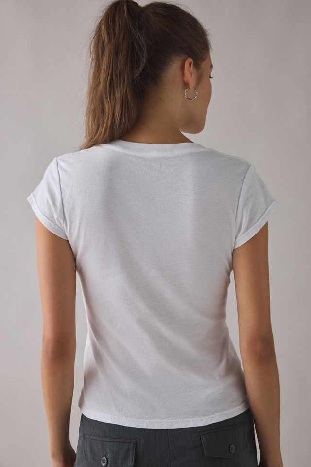 BDG V-Neck Short Sleeve Spill The Tee #3