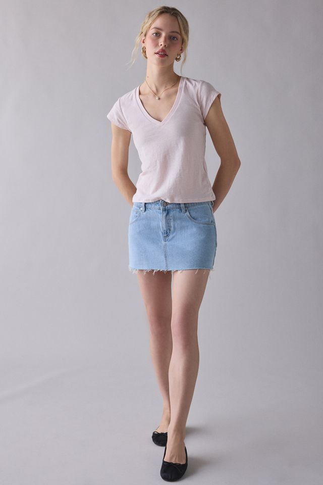 BDG V-Neck Short Sleeve Spill The Tee #1