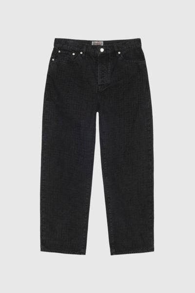Stussy Canvas Needlepunch Big Ol' Jeans