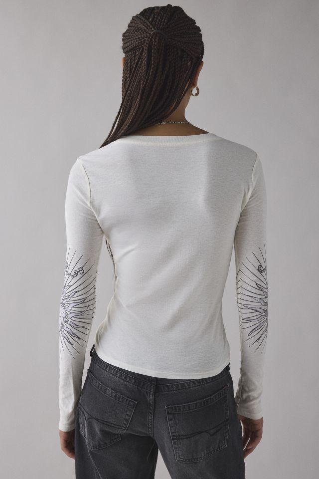 BDG Tattoo Graphic Long Sleeve Spill The Tee #3