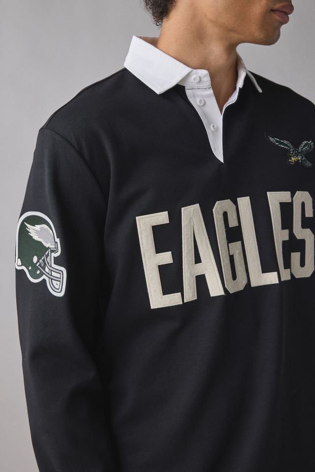 Pro Standard NFL Philadelphia Eagles Rugby Jersey Long Sleeve Shirt #3