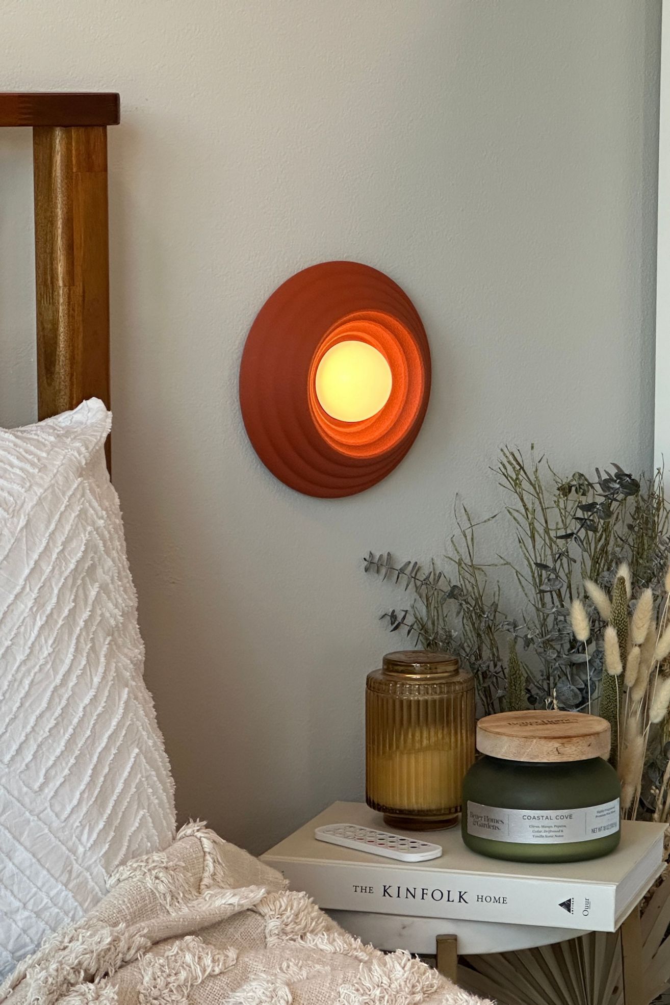 Pure MDRN Circa Cordless Sconce - Terracotta, ONE SIZE