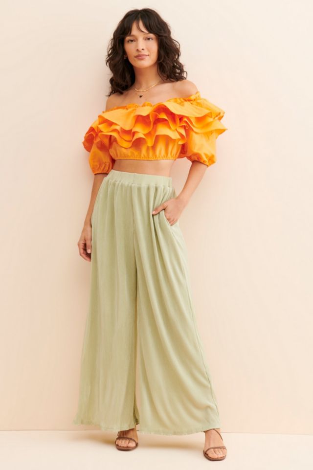 Vero Moda Ree Ruffle Crop Top #3