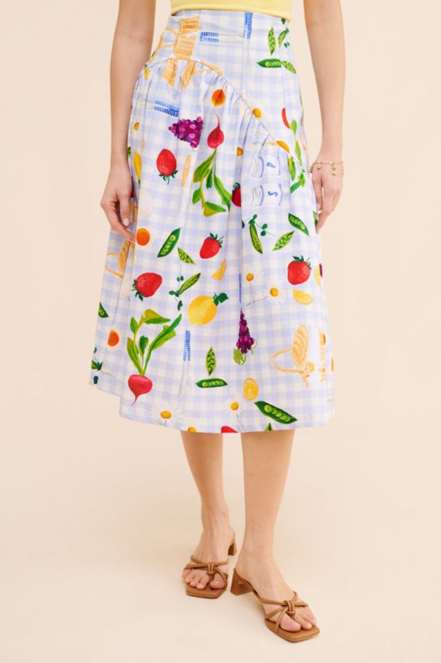 Lisa Says Gah Maeve Picnic Midi Skirt #2