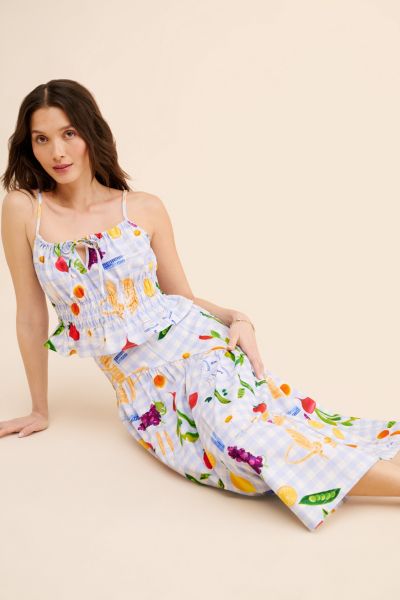 Lisa Says Gah Maeve Picnic Midi Skirt