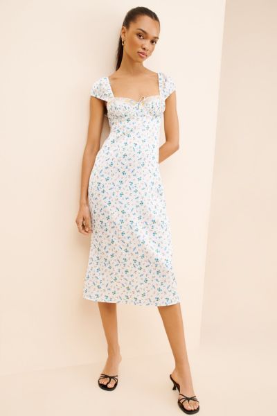 For Love & Lemons Paloma Midi Slip Dress