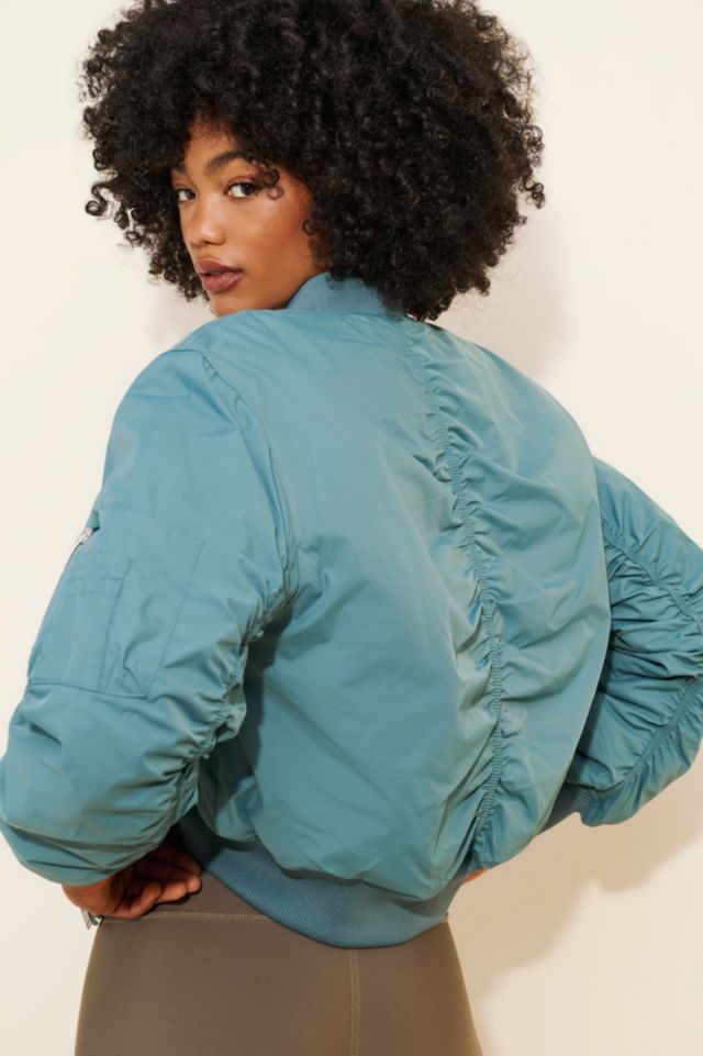 BDG Charlie Barrel Sleeve Bomber Jacket