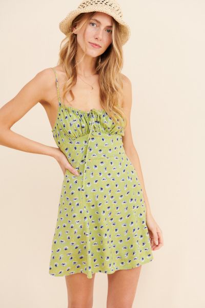 Kamaryn Tie-Front Mini Dress