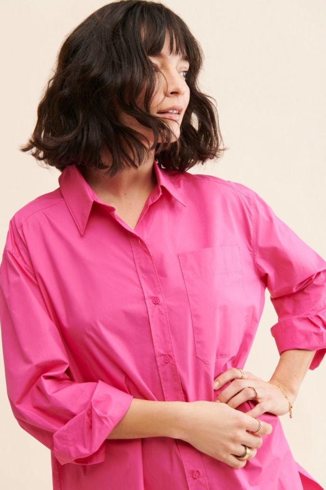 English Factory Oversized Mini Shirtdress #2